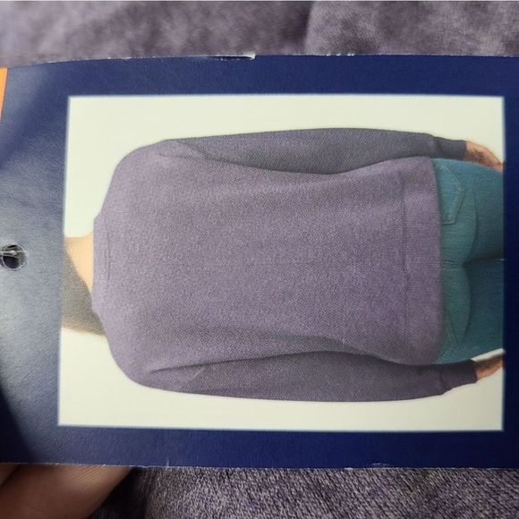 SPLENDID Women's Amethyst Heather Purple Shirt Size XXL Soft Long Sleeve NWT - Picture 3 of 8